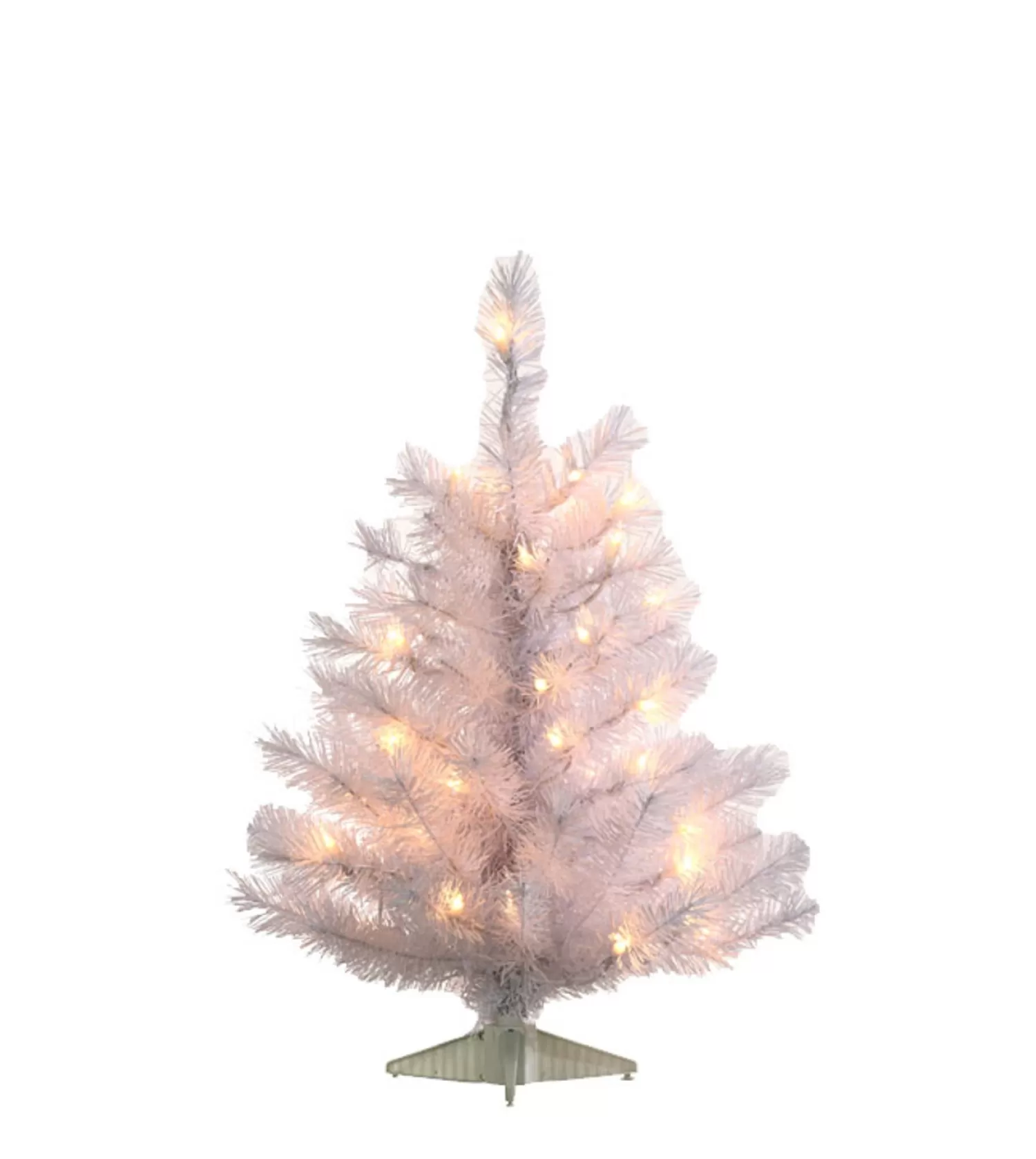 Cheap Treetime 4' White Colorado Spruce Tree Clear