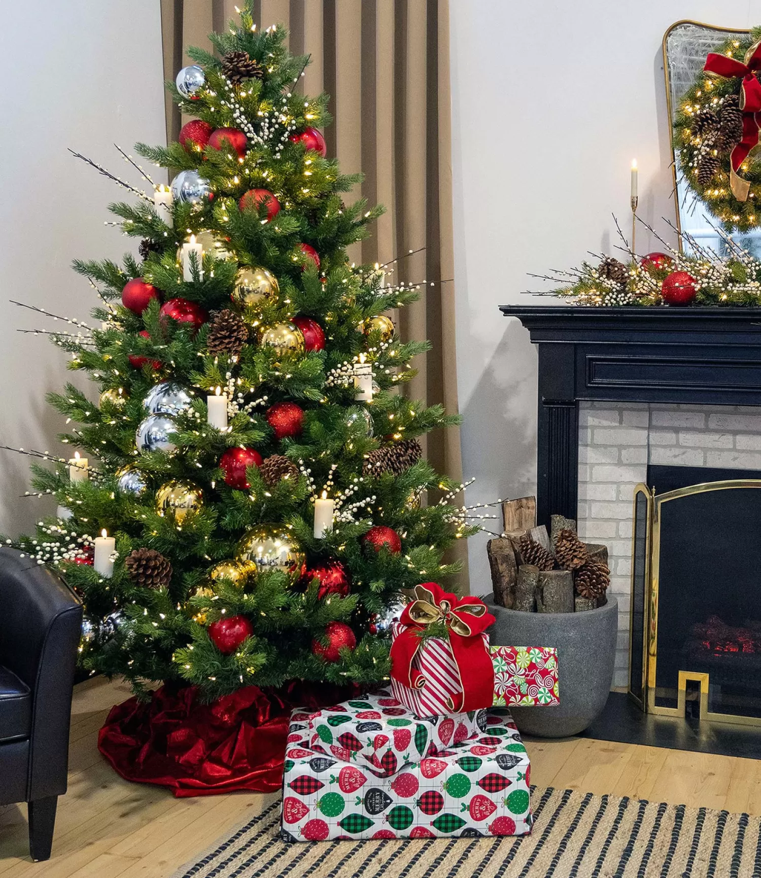 Sale Treetime 7.5' Annabelle Pine Tree - Overlit ColorChange LED