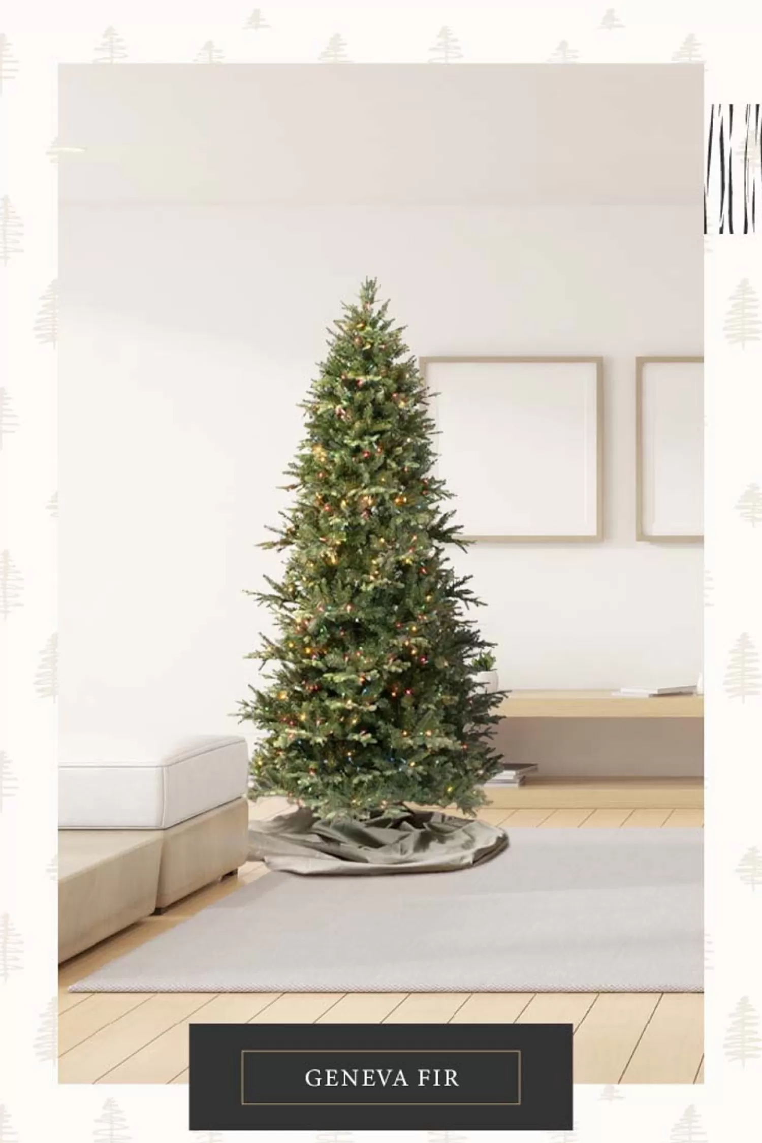 Shop Treetime 9' Geneva Fir Tree - ColorChange LED