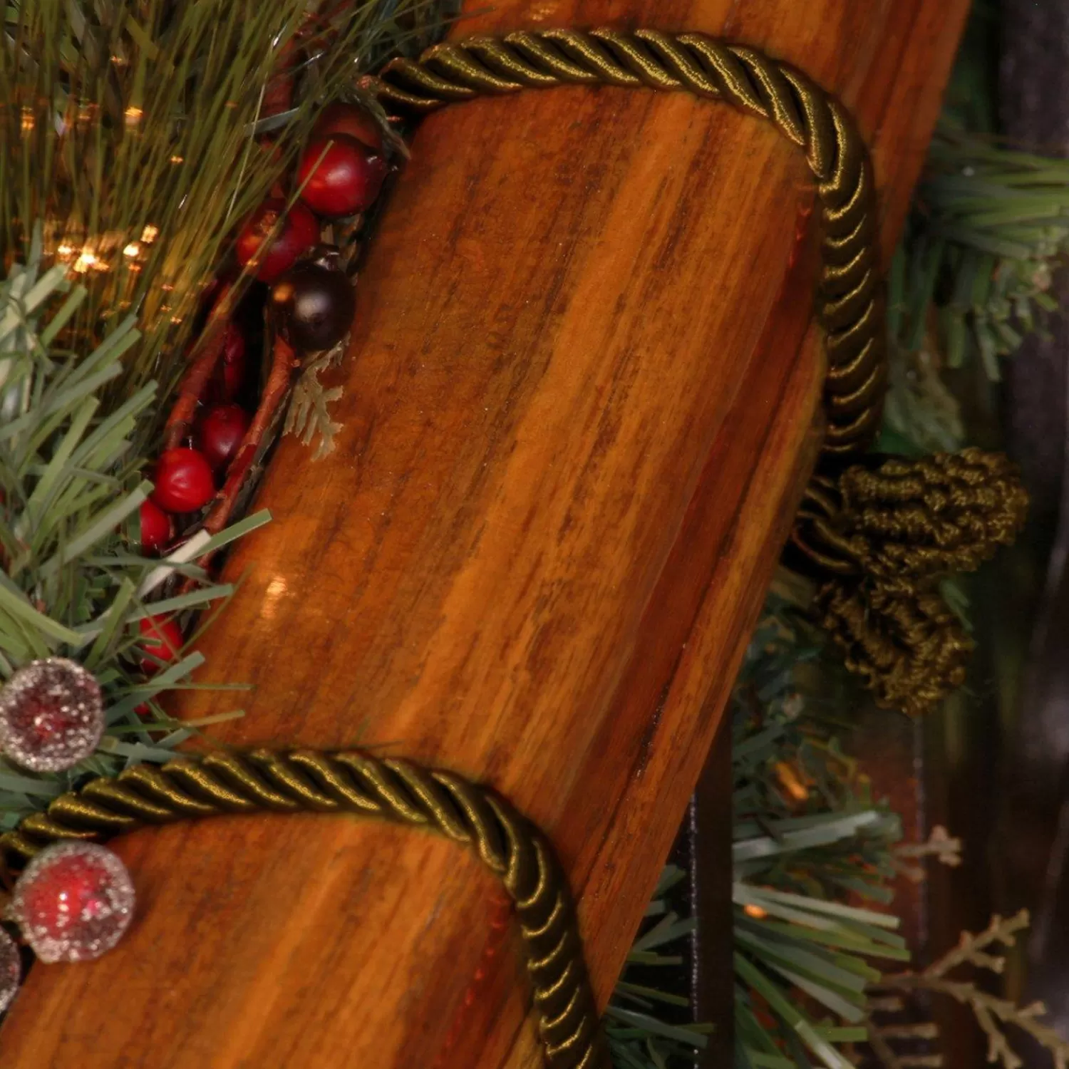 Outlet Treetime Deco Garland Twist Ties - Olive Green 6 Pack