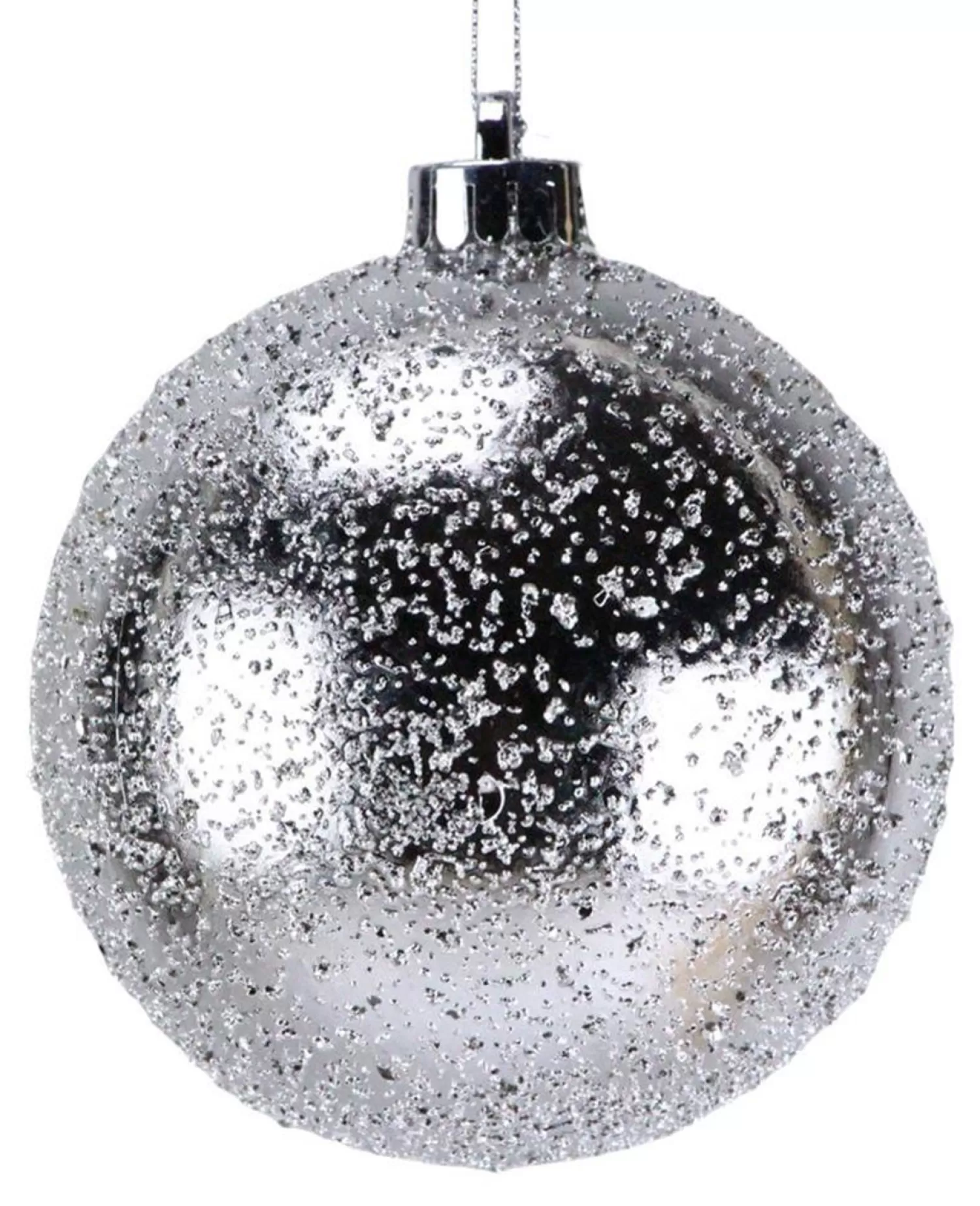 Cheap Treetime Ice Ball Ornament Silver 5"