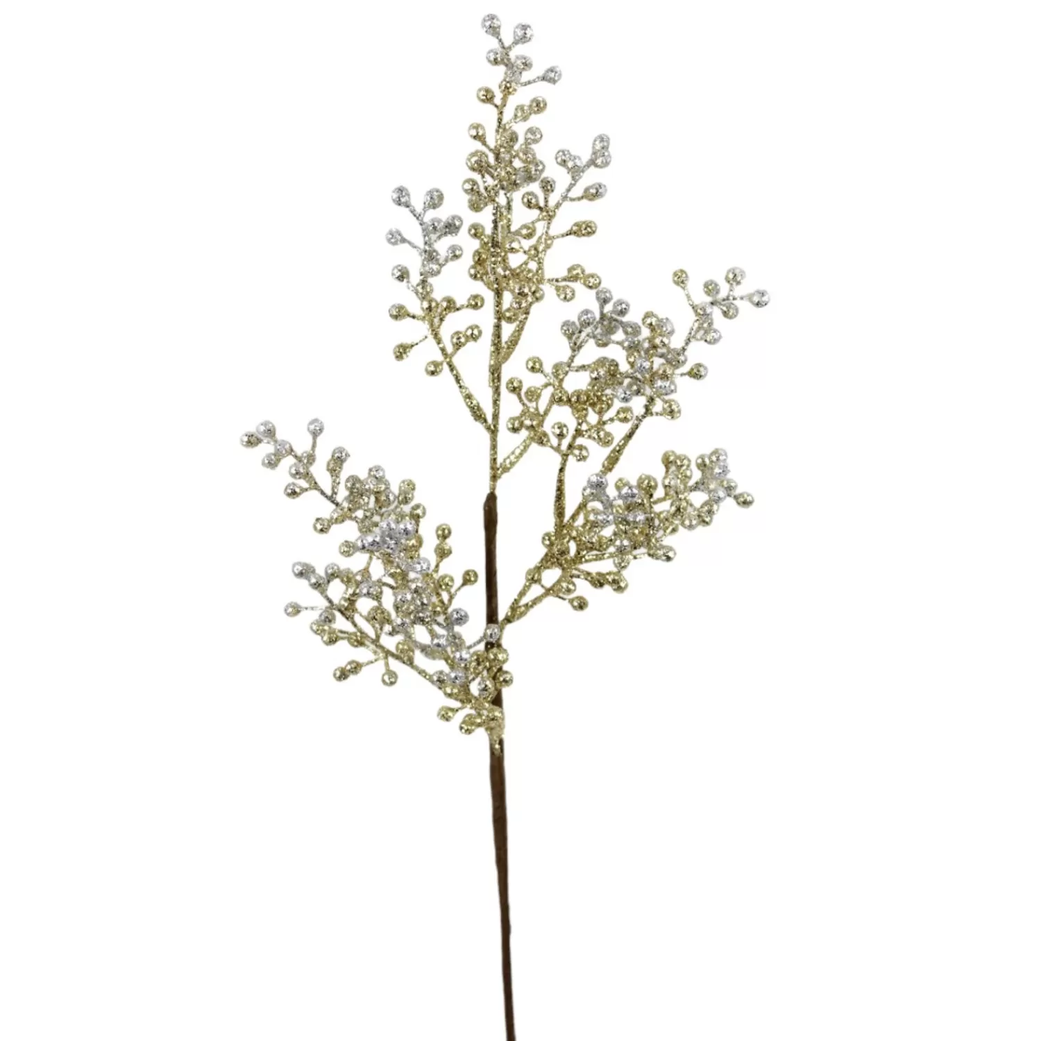Discount Treetime Plat/Gld Glitter Berry Spray 20"