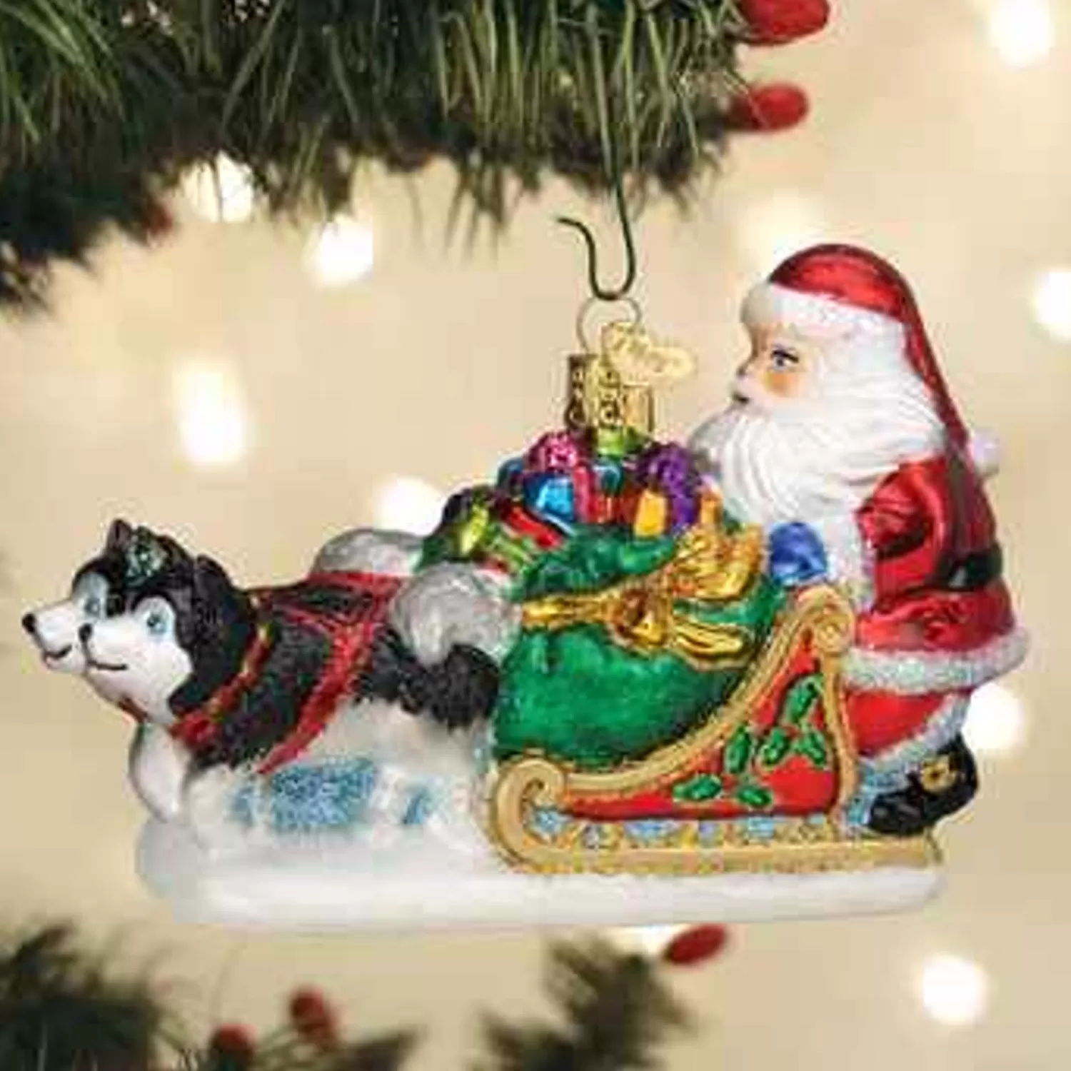 Shop Treetime Santa's Dog Sled Ornament